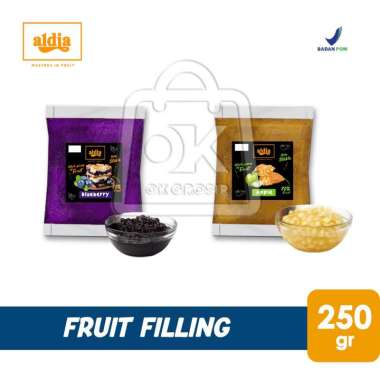 Aldia Fruit Filling Buah Isian Puff Pastry Pie Baking Decor Toppings Desserts (Repack 270gr) Apple
