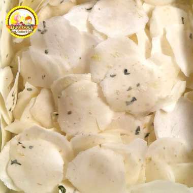 Opak Wonosobo Mentah / Opak Singkong 250 Gram - Duo Bocil Snack Balado Pedas