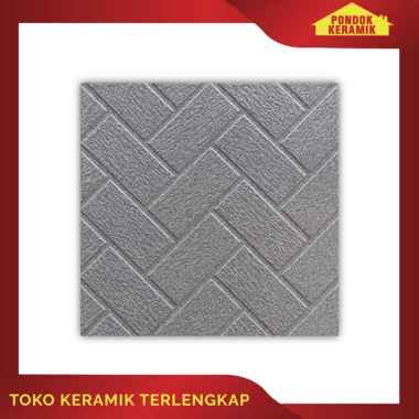 Keramik Lantai Kamar Mandi Asia 25x25 Galaxy Black KW I