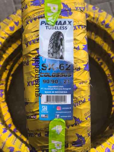 BAN LUAR COLOSSUS 90 90 21 SK68 PRIMAAX TUBELESS Semi Trail Dual Purpose MOTOR CRF KLX