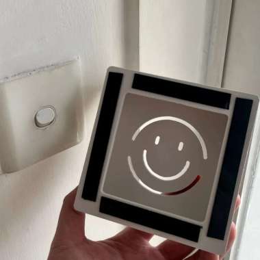 cover stop kontak dinding bahan pvc penutup stop kontak listrik 1054 Putih Polos