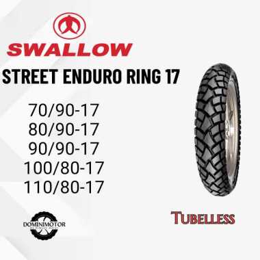 SWALLOW STREET ENDURO Ring 17 Ban Motor TUBELESS 130/80-17