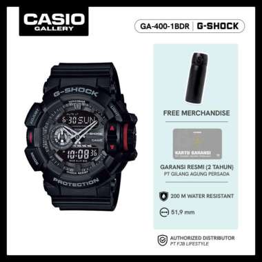 G-Shock Jam Tangan Pria GA-400-1BDR Original Digital Analog