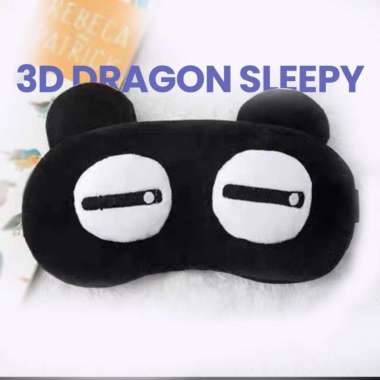Goto Dreamy Sleeping Mask Penutup Mata Tidur Eye Cover Karakter Lucu 3D DRAGON SLEEP