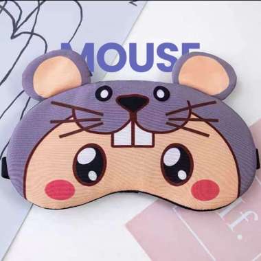 Goto Dreamy Sleeping Mask Penutup Mata Tidur Eye Cover Karakter Lucu MOUSE