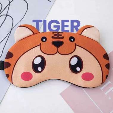 Goto Dreamy Sleeping Mask Penutup Mata Tidur Eye Cover Karakter Lucu TIGER
