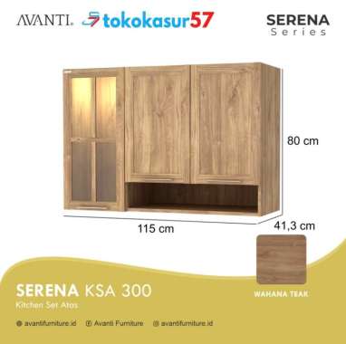 Kitchen Set - Lemari dapur atas 3 pintu SERENA KSA 300 - Avanti Furniture