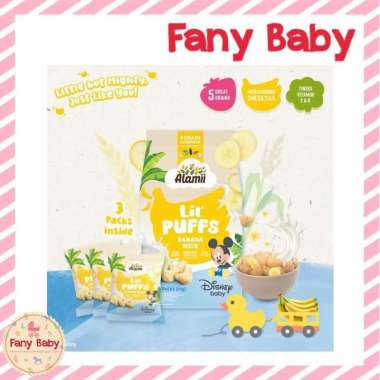 ALAMII LIL PUFFS 30GR / SNACK BAYI Banana Milk