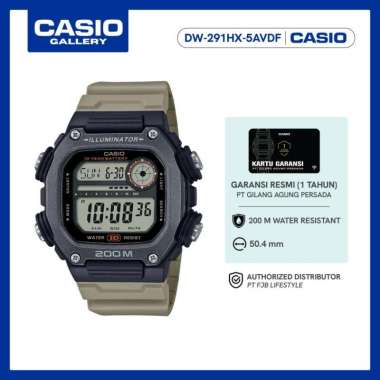Casio Jam Tangan Pria General DW-291HX-5AVDF Original Digital Brown