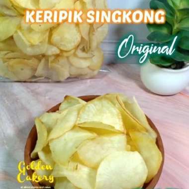 KERIPIK/KRIPIK SINGKONG ASIN ORIGINAL 1/2 kg