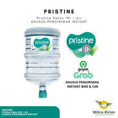 Pristine Galon 19 Liter + Air | KHUSUS PENGIRIMAN INSTANT