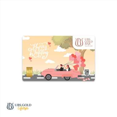 UBS Gold Logam Mulia Happy Wedding B 0.5 Gr