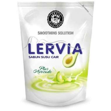 Lervia Sabun Mandi Cair Milk & Avocado Refill 400 ml