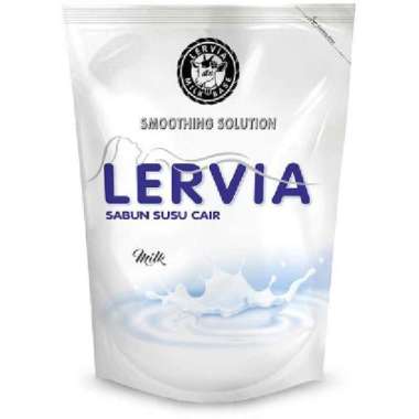 Lervia Sabun Mandi Cair Milk Refill 400 ml
