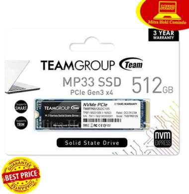 SSD TEAM 512GB SSD NVME TEAM MP33 512GB M.2 NVMe