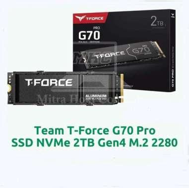 SSD TEAM 2TB SSD NVME TEAM T-FORCE PRO G70 2TB M.2 NVME 4.0