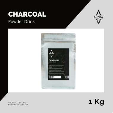 Arnav Powder Drink Charcoal - Bubuk Minuman Arang Karbon Aktiv 1 Kg