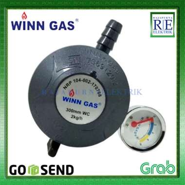 WINN GAS Regulator Kompor Gas Tekanan Rendah Diameter Sedang (W298M) Regulator Saja