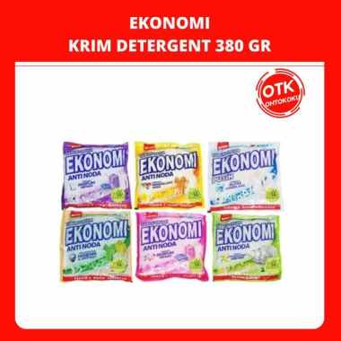 EKONOMI CREAM DETERGENT SABUN COLEK 380GR siwak