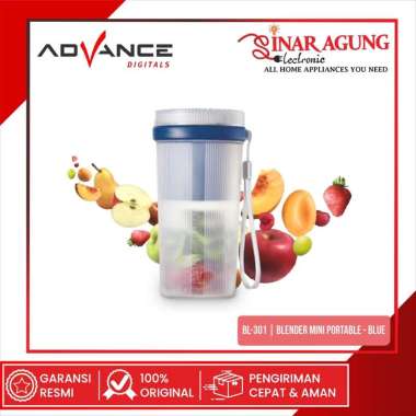 ADVANCE BL-301 / BL301 BLENDER MINI PORTABLE JUICER MULTIFUNGSI BL-301-BLUE