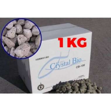CRYSTAL BIO Size M 1 kg Media Filter Biologis Rumah Bakteri Penjernih Air Aquarium Aquascape Kolam I