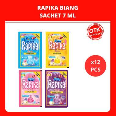 RAPIKA BIANG PELICIN PAKAIAN SACHET 7ML - 1 RENCENG Gold