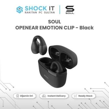 SOUL Open Ear Emotion Clip Air Conduction Earphone Ultra Lightweight Sport Headset Bluetooth