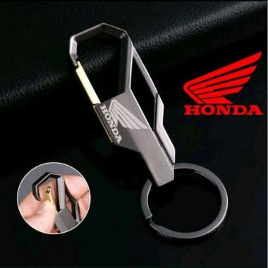 Gantungan Kunci Motor Mobil Persegi HONDA(Sayap)