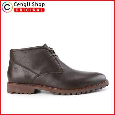 SEPATU BOOT KULIT PRIA BRUNO PREMI KICKERS BOOTS ORIGINAL COKLAT TUA DARK BROWN BPM02