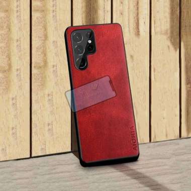 Case Samsung Galaxy S22 l Plus l Ultra Case Aioria Leather Vintage Original Case S22 S22 Ultra Orang