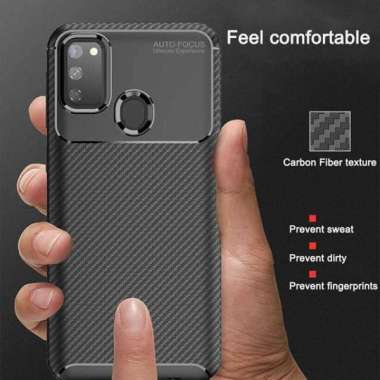 Original Case Shockproof Case Samsung Galaxy M21 Soft Case Galaxy M21 Hitam