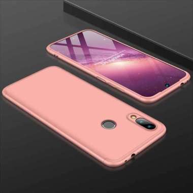 Case Xiaomi Redmi Note 7 Case GKK Original 360 Protection Redmi Note 7 Rose Gold