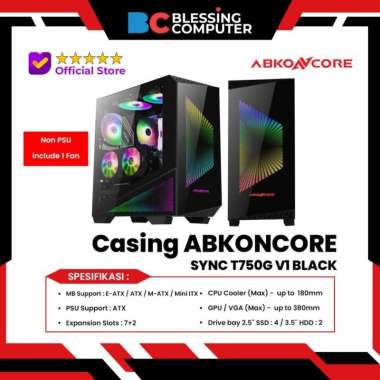 Casing ABKONCORE SYNC T750G V1 BLACK