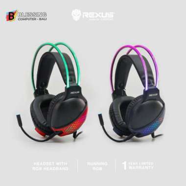 Headset Gaming ReXus Vonix F88 RGB RED / Headset Gaming ReXus F88