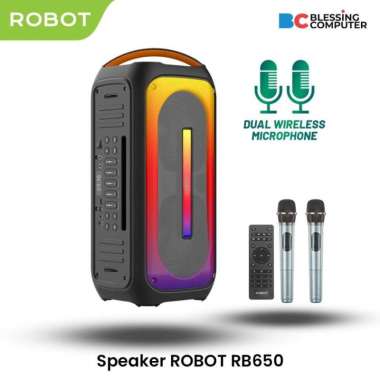 Speaker ROBOT RB650 Bluetooth Karaoke 5.3 Black
