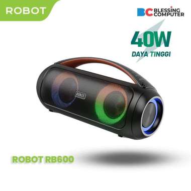 Speaker ROBOT RB600 RGB Bluetooth Karaoke 5.3 with Microphone