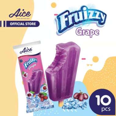 Aice Ice Cream Fruizzy Grape 70ml Isi 10pcs Es Krim