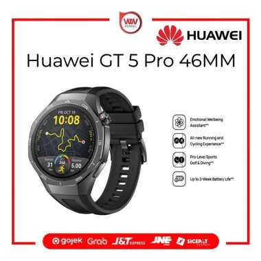Watch Huawei GT5 Pro 46MM Garansi Resmi Black 46MM