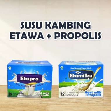 Susu Kambing Etawa Plus Propolis Etapro Etamilku bubuk isi 10 sachet Asli Original