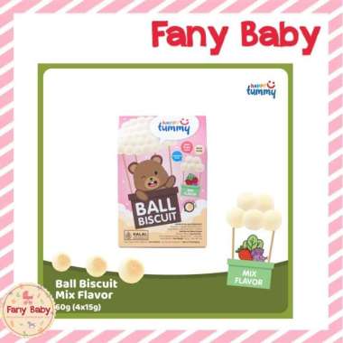HAPPY TUMMY BALL BISCUIT 60GR Mix Flavour