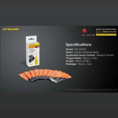 Sensor Cleaning Mini Swab (Medium Format) NC-CK34S