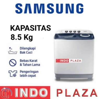 mesin cuci 2 tabung 8 Kg / 8Kg - 8.5 Kg / 8.5kg SAMSUNG WT85H3210MB/SE