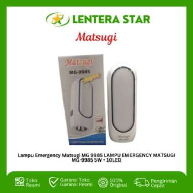 Lampu Emergency Matsugi MG 9985 LAMPU EMERGENCY MATSUGI MG-9985 5W + 10LED