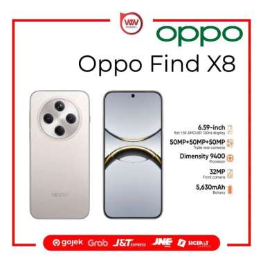 Hp Oppo Find 8X Ram 12GB Internal 256GB Garansi Resmi Star Grey