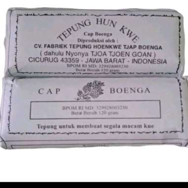 Tepung Hunkwe cap Boenga Bunga 120gr untuk kue basah