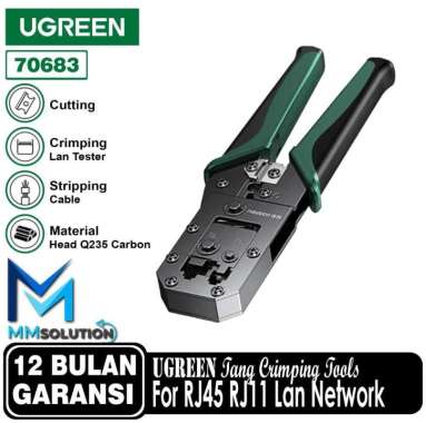UGREEN Multifunctional Crimping Tool Alat Potong Kabel LAN Rj11 RJ45 70683