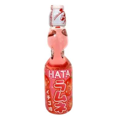 S18459 HATA RAMUNE STRAWBERRY MINUMAN BER PERISA 200ML BOTOL MAJU BERSAMA (20241122)