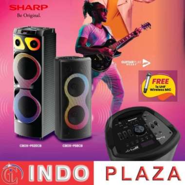 SPEAKER PARTY SHARP CBOX-PS8CB / CBOX-PS20CB Guitar Play ready CBOX-PS8CB