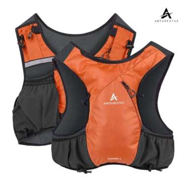 ANTARESTAR - Hydropack Vest Pionero Outdoor Hydropack Ultralight Tas Trailrun Orange