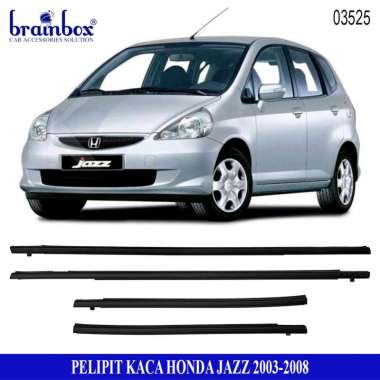 Pelipit Kaca Pintu Mobil Honda Jazz 2003-2008 Car Door Glass Window Seam Gap